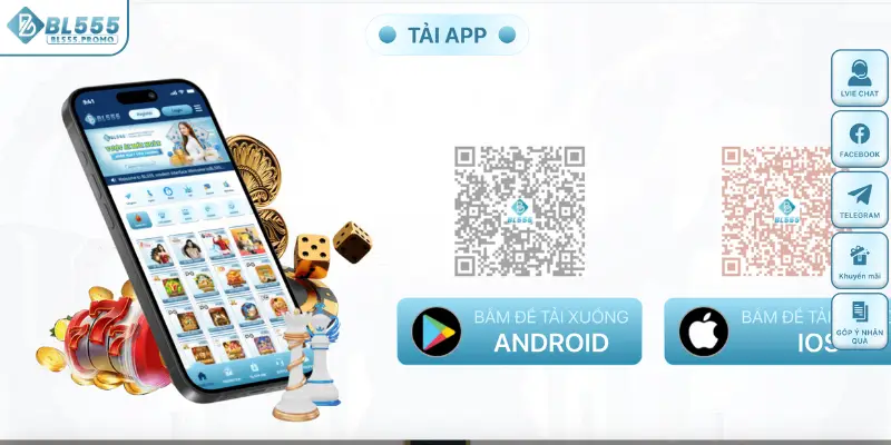 Hướng dẫn người chơi mới tải app BL555 về điện thoại