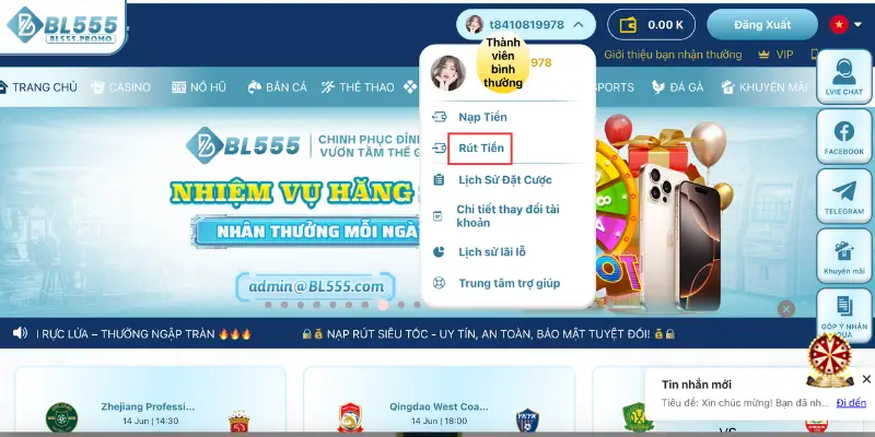 Những câu hỏi thường gặp khi rút tiền BL555